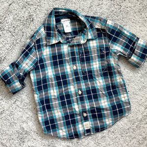 Carter’s Blue Plaid Button Down